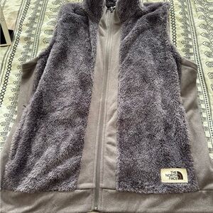 The North Face Gray Fleece Vest